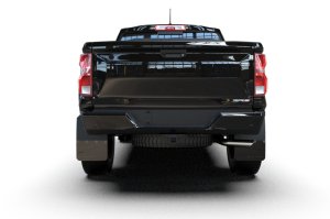 Chevrolet Colorado Mud Flap Kit - Rally Armor - UR Series - Black with Metallic Black Logo - `23-`25